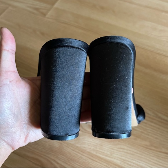 New York & Company Angeline Block Heel Mules Size 7 - Picture 3 of 9